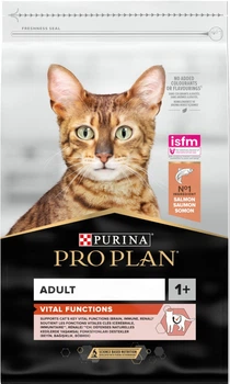 Сухой корм для кошек Purina Pro Plan Adult Vital Functions с лососем 10 кг (7613036508315)