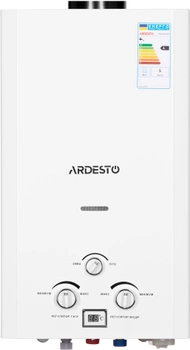 Газовый проточный водонагреватель Ardesto TFGBH 10B X1 WHITE