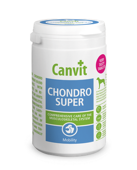Витаминная добавка Canvit Chondro Super для ухода за опорно-двигательным аппаратом у собак, 500 г