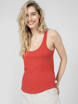 Майка жіноча Outhorn Sleeveless F008 OTHSS23TSLEF008-62S S Червона (5904698121991)
