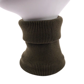 М'який в'язаний хомут "Рубчик Віскоза" one size 02212 Хакі Talvi