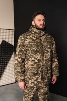 Куртка-бушлат военная мужская тактическая ВСУ (ЗСУ) Пиксель 8731 56 размер