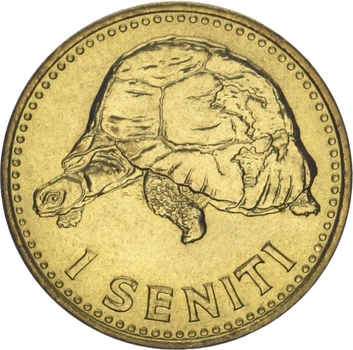 Тонга 1 сенити 1974 VF-AU Черепаха (KM#27a)