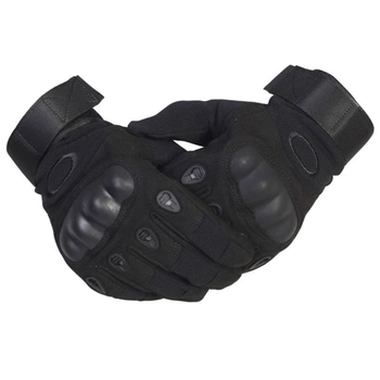 Тактичні літні військові рукавиці DELTA-TEC KENTAVR DIVISION P1 колір чорний розмір XL