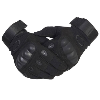 Тактичні літні військові рукавиці DELTA-TEC KENTAVR DIVISION P1 колір чорний розмір L