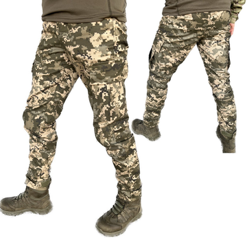 Летние тактические штаны пиксель, Брюки камуфляж пиксель ЗСУ, Военные штаны пиксель 54р.