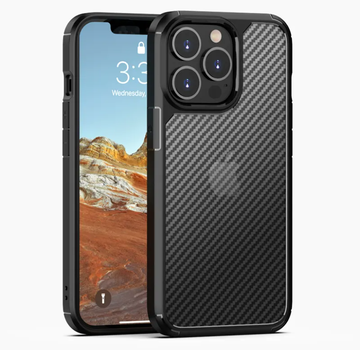 Противоударный чехол Fruct Comely Series для iPhone 14 Pro Силикон+Пластик Черный