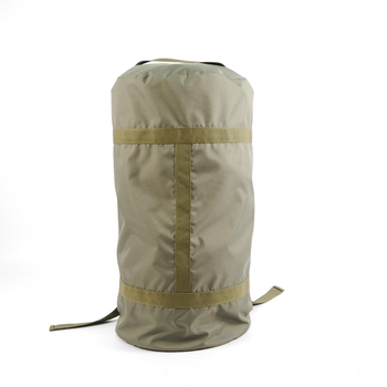 Універсальна сумка-баул тактична 120 літрів, військовий водовідштовхувальний баул із щільної тактичної тканини Kiborg Олива