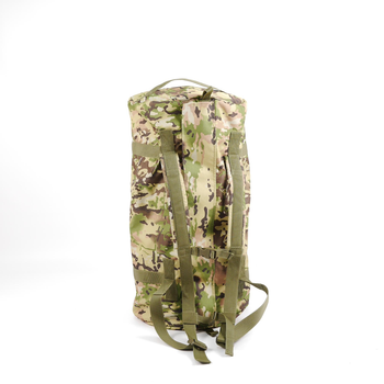 Універсальна сумка-баул тактична 80 літрів, військовий водовідштовхувальний баул із щільної тактичної тканини Kiborg Мультикам