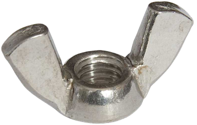Гайка М6 DIN315 барашковая нержавеющая сталь А2 К Steelfix 5 шт (119541)