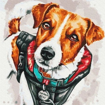 Набор алмазной мозаики Пес ДСНС, 30х30 см