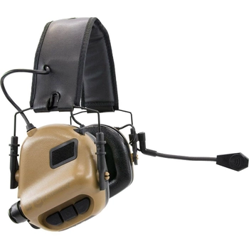 Активні Тактичні Навушники Earmor M32 Койот