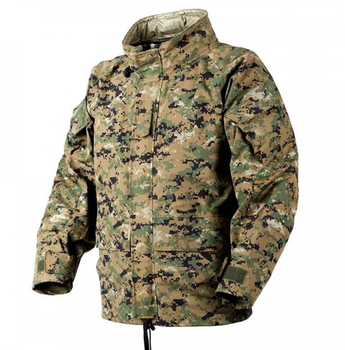 Куртка дощовик ECWCS Gen.II - H₂O Proof Helikon-Tex USMC Digital Woodland XXL/Regular Тактична чоловіча