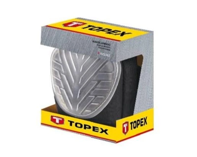Наколенники защитные Topex мягкая резина, пластмассовая накладка, гелевые вставки, регу (82S16)