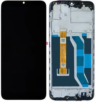Дисплей OPPO A5 2020, OPPO A9 2020 с сенсором и рамкой, черный