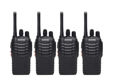Комплект раций Baofeng BF-88е (888S) MAX- 4 шт