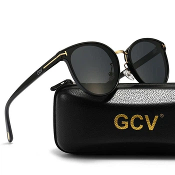 Женские солнцезащитные поляризованные очки GCV черный