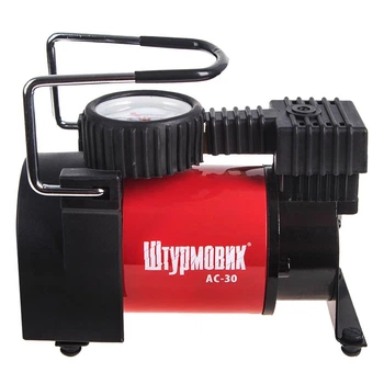 Компрессор Штурмовик АС-30 100psi 12Amp 37л прикурювач