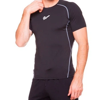 Рашгард с коротким рукавом JASON (XL, рост 176-182см, черный) 704-J