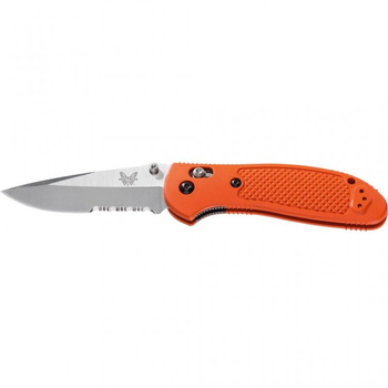 Ніж Benchmade "Pardue Griptilian" Plain + Serrator, Orange (551S-ORG)