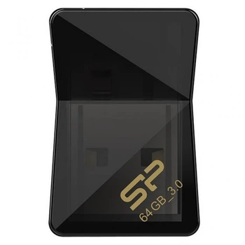 USB флеш накопитель Silicon Power 64Gb Jewel J08 Black USB 3.0 (SP064GBUF3J08V1K)
