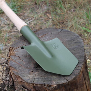 Малая лопата саперная штыковая туристическая с деревяным черенком ОТК-1 1984 Хаки