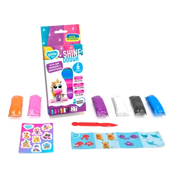 Набор для лепки с тестом 6 цветов Shine Assorted TM Lovin 41198