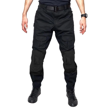 Тактичні штани Lesko B603 Black 40 розмір чоловічі штани військові з кишенями