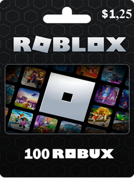 Roblox $1,25 Gift Card | 100 Robux