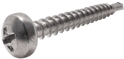 Саморез со сверлом DIN7504 N 4,8х16 PH2 для металла с полукруглой головкой TEX-P М Steelfix 50 шт (009673)