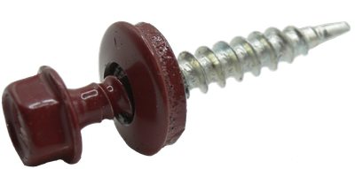 Саморез 4,8х35 для кровли RAL3009 М Steelfix 20 шт (010103)