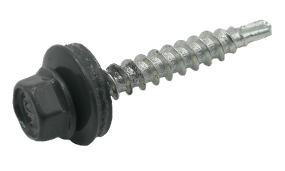 Саморез 4,8х35 для кровли RAL7024 М Steelfix 250 шт (010127)