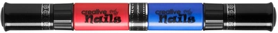 Детский лак-карандаш для ногтей Malinos Creative Nails на водной основе 2 цвета (Темно-красный+Темно-синий) (MA-303019+303020) (2722188111955)