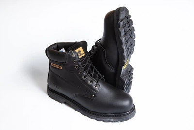 Черевики Maxsteel Goodyear Black чорні з металевим носком 48