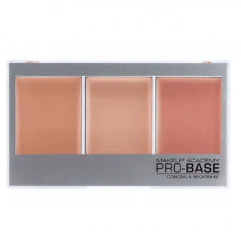 Палетка консилеров MUA Pro Base Conceal and Brighten Kit "Natural-Medium Rose"