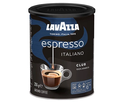 Кофе молотый Lavazza Espresso Italiano Club 250 г в банке