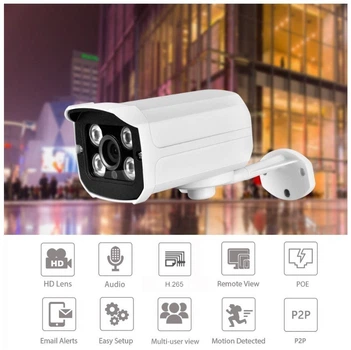 Металева вулична IP камера відеоспостереження SMAR 1080P (2.8 мм) (SAE60-NX4C1001A)