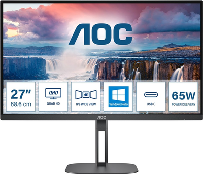 Монітор 27" AOC Q27V5N/BK