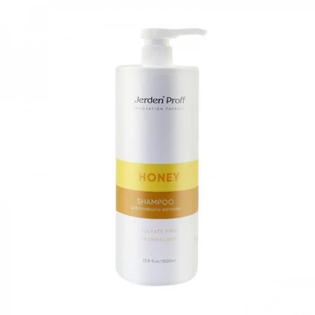 Шампунь для волос Jerden Proff Honey безсульфатный медовый с маточным молочком для слабых поврежденных волос 1 л