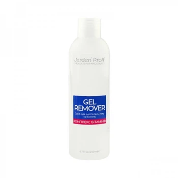Жидкость для снятия гель-лака Jerden Proff Gel Remover комплекс витаминов 200 мл