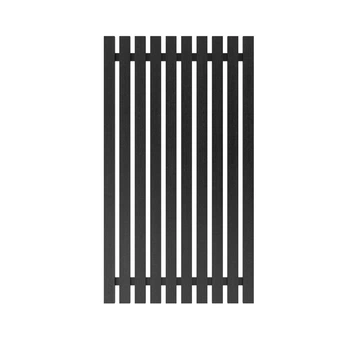 Набор реек под вешалку Fenster Ниагара 1000x640x20 Чёрный