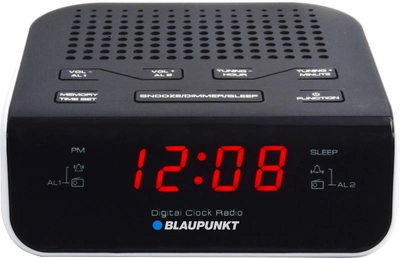 Odbiornik radiowy Blaupunkt Radio Clock Czarny, Biały (CR5 WH)