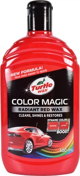 Поліроль для кузова Turtle Wax Color Magic Radiant Red Wax 500 мл, червоний віск для авто, відновлення кольору та глибокий блиск