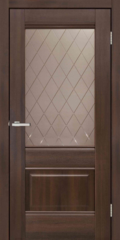 Двері міжкімнатні DOORS Smart С070 CD Дуб бордо (ПВХ), 700x2000