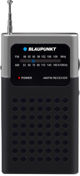 Радіоприймач Blaupunkt radio Portable Analog Black (PR4BK)