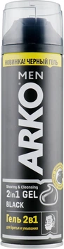 Гель для бритья и умывания ARKO 2in1 Gel Black 200ml (770469-949430-2)