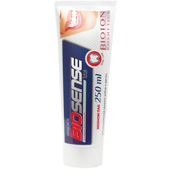 Зубна паста "Total" Bioton Cosmetics Biosense Total 250мл (50мл, 250мл) (811358-732660-2)