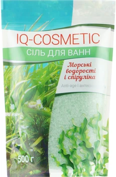 Соль для ванны "Морские водоросли и микроэлементы" IQ-Cosmetic 500g (918415-956135-2)