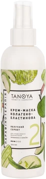 Крем-маска колагено-еластинова "Яблучний сорбет" Tanoya Apple Sorbet Cream Mask 200мл (500мл, 200мл) (234897-669861-2)