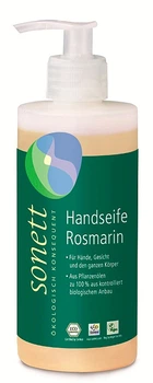 Органическое розмариновое жидкое мыло для мытья рук и тела Sonett "Handseife Rosmarin" 300ml (430950-860223-2)